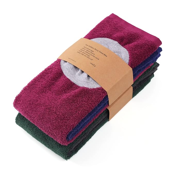 MATZ Terry Towel Slip On Baby Bibs | Full Coverage | Ultra Absorbent 100% - Image 5