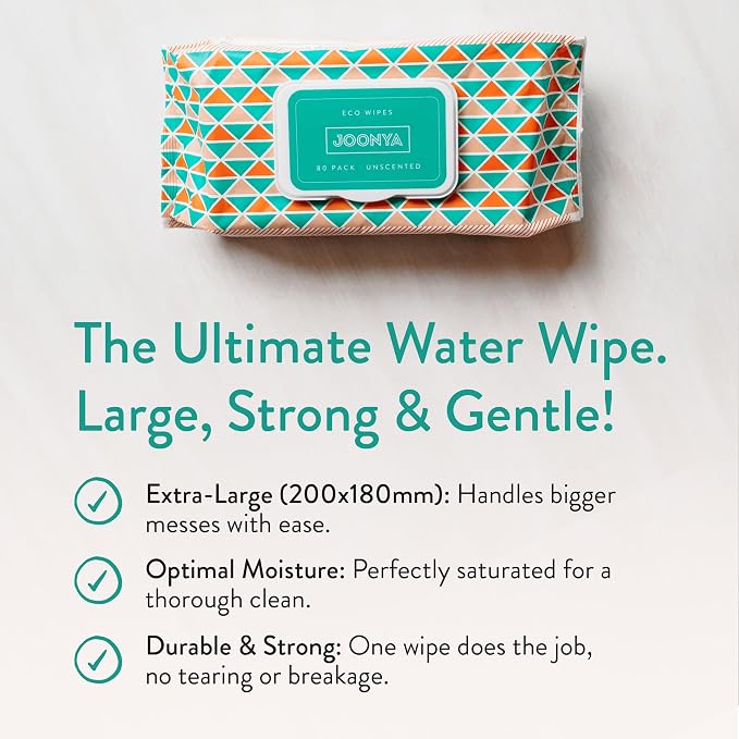 JOONYA Unscented Baby Wipes — Plant-Based, Fragrance-Free Bulk Diaper Wipes | - Image 5