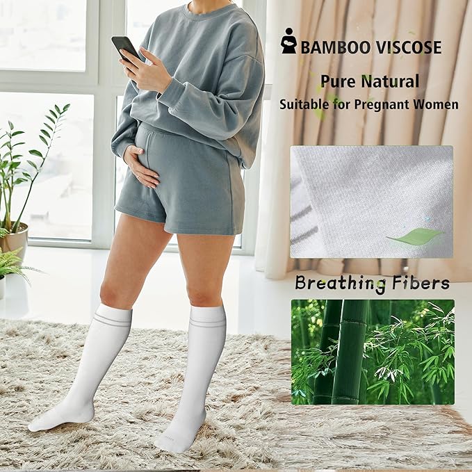 LEVSOX Viscose Made from Bamboo Compression Socks - Image 4