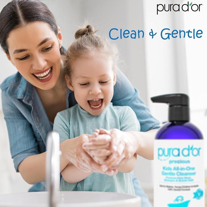 PURA D'OR Kids Wash All-in-One Gentle Cleanser - Image 4