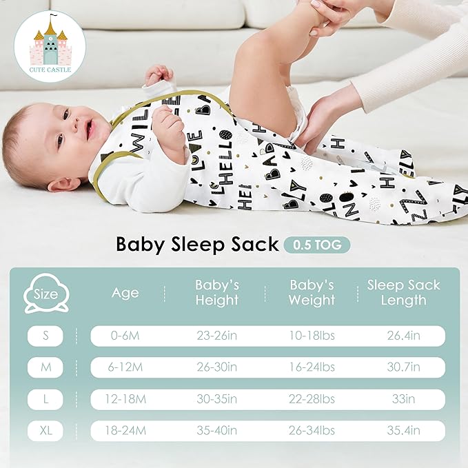 Cute Castle Baby Sleep Sack 12-18 Months - Image 4