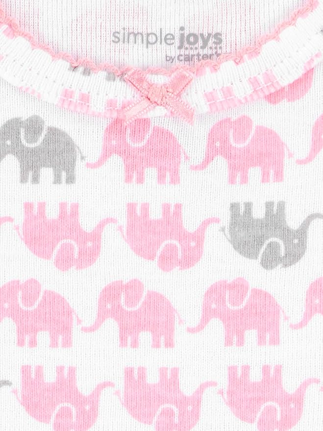 Simple Joys by Carter's Baby Girls' 6-Pack Sleeveless Bodysuit - Image 5