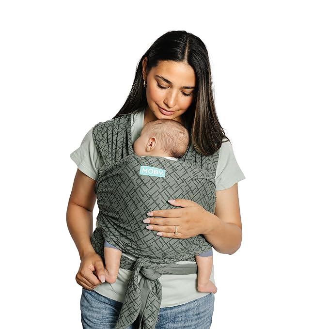 Moby Baby Wrap Carrier Classic for Newborns to Toddlers, Infant Sling Carrier by MOBYBabyCarrier