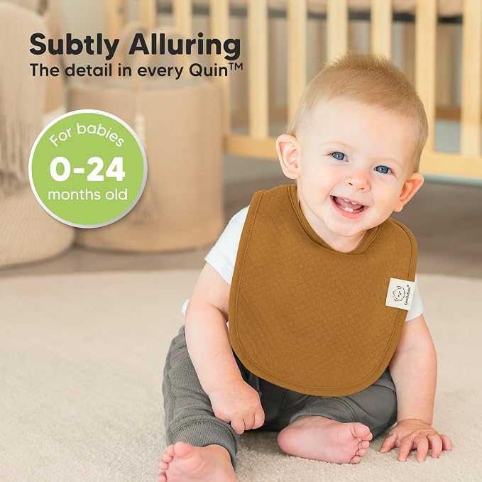 KeaBabies 8-Pack Organic Baby Bibs - Image 4