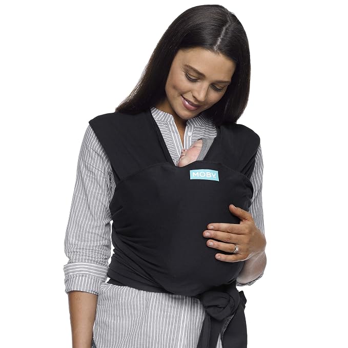 Moby Baby Wrap Carrier Classic for Newborns to Toddlers, Infant Sling Carrier by MOBYBabyCarrier