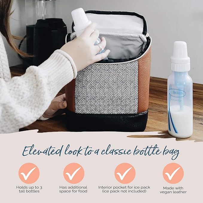 Itzy Ritzy Insulated Bottle Bag – Keeps Bottles Warm or Cool - Image 3