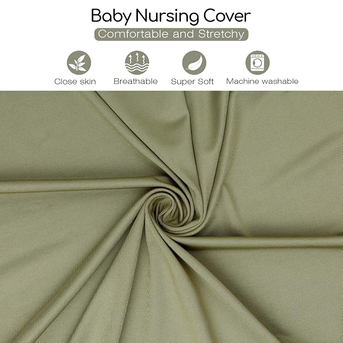 Nursing Cover & Baby Nursing Poncho, High Seat Cover, Stroller Cover, Shopping - Image 6