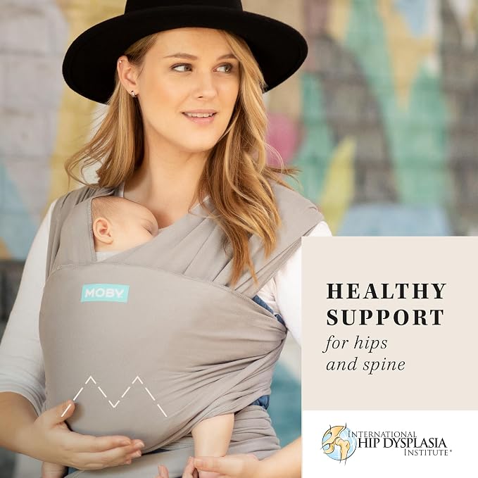 Moby Baby Wrap Carrier Classic for Newborns to Toddlers, Infant Sling Carrier - Image 3