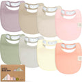 8-Pack Organic Baby Bibs for Boys, Girls by KeaBabies
