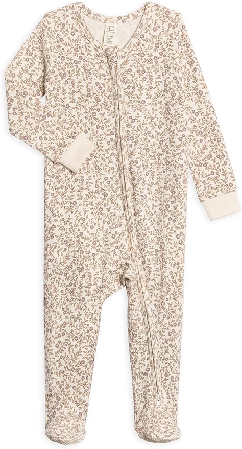 Colored Organics Baby Zip-Up Footed Sleeper by ColoredOrganics