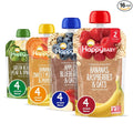 Happy Baby Organics Stage 2 Baby Food Pouches, Gluten Free, Vegan & Healthy by HappyBaby