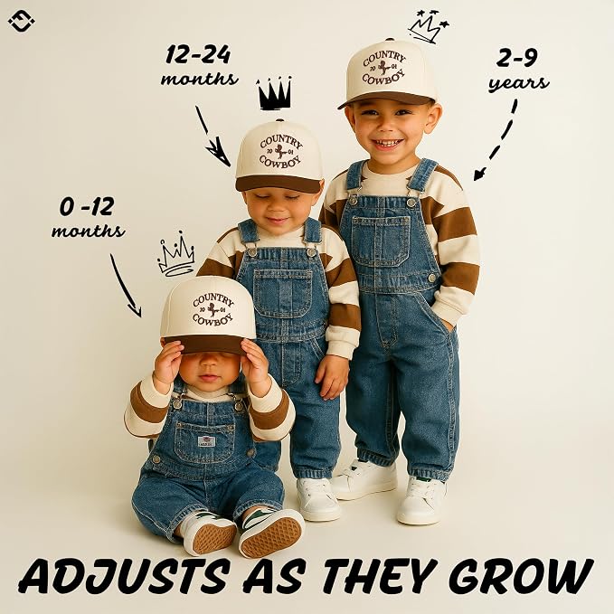 Funky Junque Premium Kids Trucker Hat Vintage Snapback Baseball Cap - Image 3
