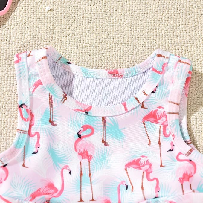 Aalizzwell Toddler Baby Girl Bathing Suit Two Piece Swimsuit Bikini Beach Wear - Image 4