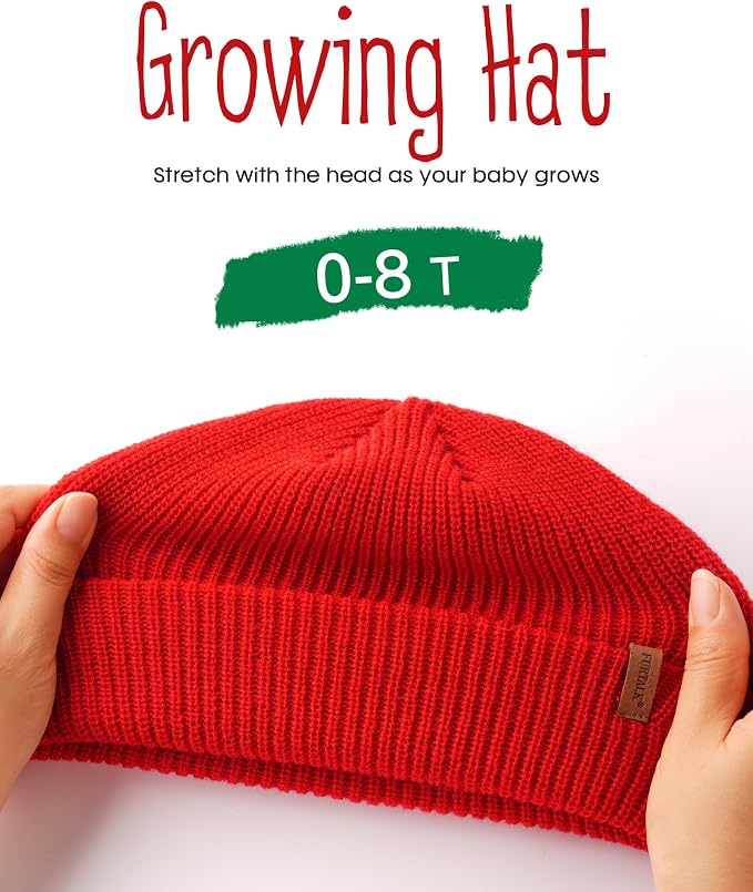 FURTALK Toddler Beanie Baby Boys Girls Beanies Kids Winter Hats Children Knit - Image 5