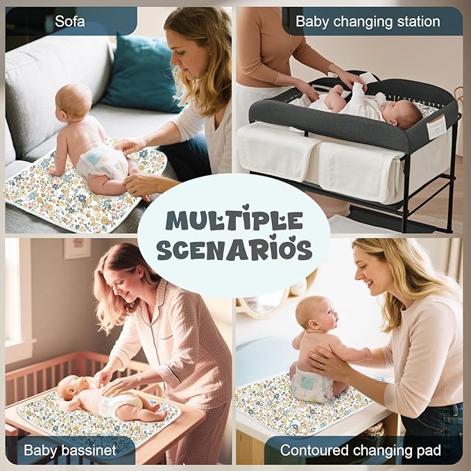 Baby Diaper Changing Pad – 31.5" x 21.5" Extra Large Waterproof Absorbent - Image 7