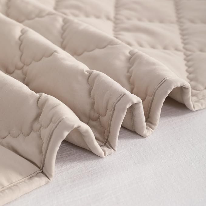NTBAY Down Alternative Oversized Toddler Comforter, Super Soft and Warm Solid - Image 5