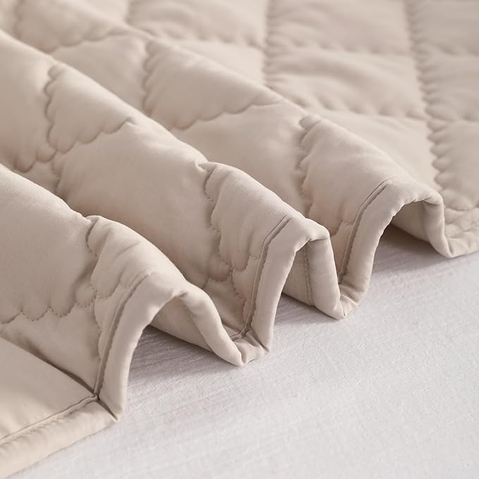 NTBAY Down Alternative Toddler Comforter, Lightweight and Warm Solid Color Baby - Image 5