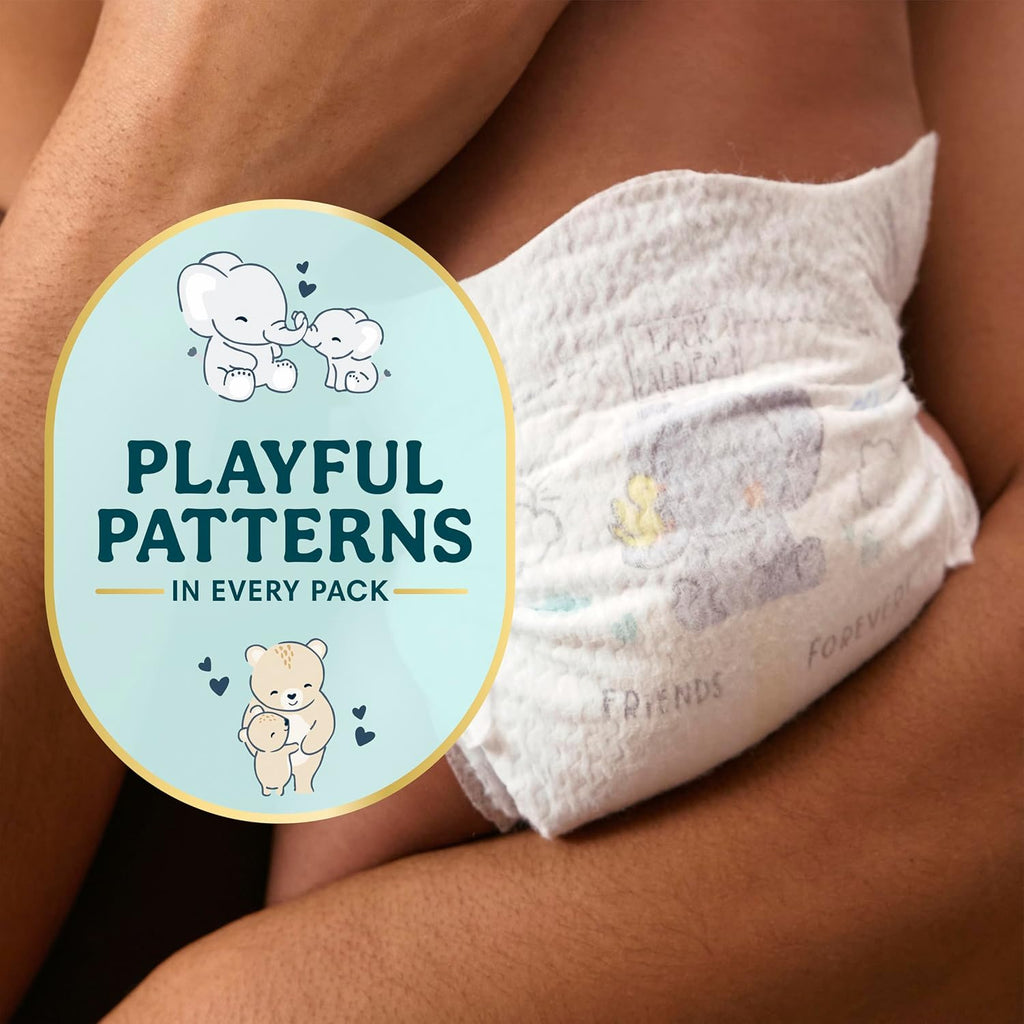 Swaddlers Diapers, Size 4 (15-34 lbs), 150 Count, Fragrance Free, Hypoallergenic, Absorbent, Pediatrician Recommended, Skin Safe