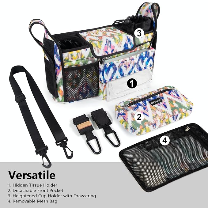 TOPDesign Universal Baby Stroller Organizer Caddy - Image 2