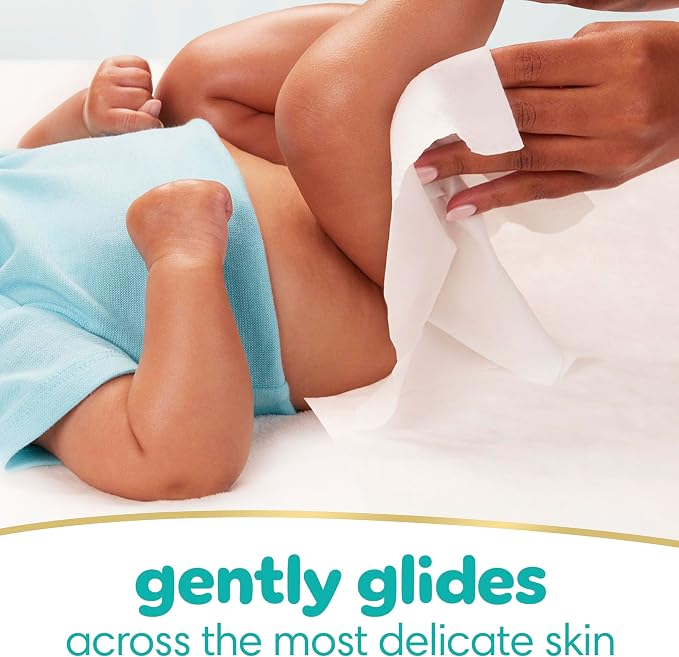 Pampers Baby Wipes, Water Based Wipe, Clinically Proven, Hypoallergenic - Image 5