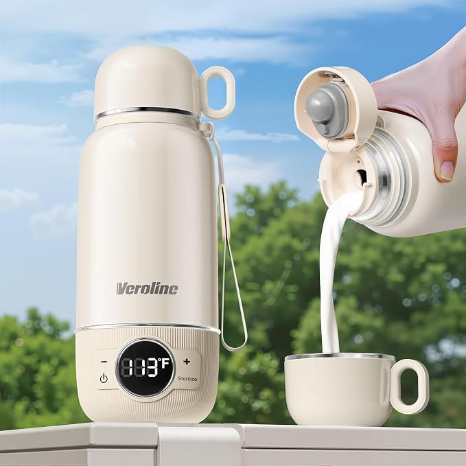 Portable Bottle Warmer for Travel– Warm Baby Formula, Breastmilk, or Water by Category