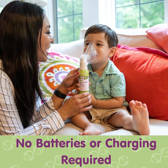 Boogie Micro-Mist Saline Inhaler, Baby Nose Congestion Relief, Nasal Spray - Image 7