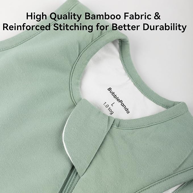 BubblePanda Rayon Made from Bamboo Sleep Sack 18-24 Months 0.5 Tog Soft - Image 5