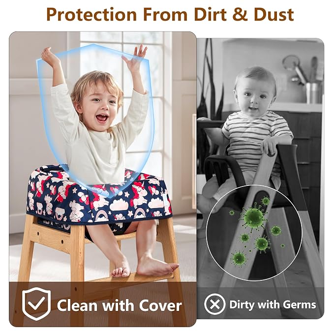 High Chair Cover for Baby Restaurant: Sprouterie Baby High Chair Covers for - Image 2