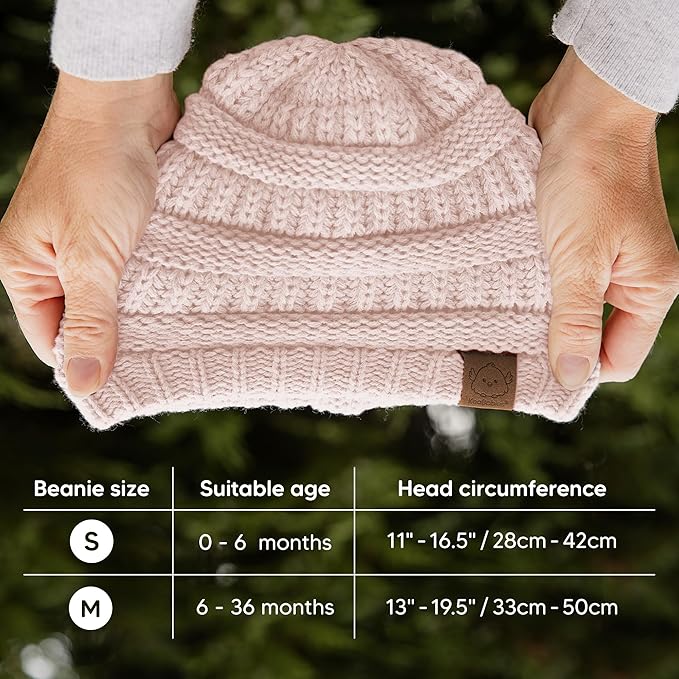 3-Pack Baby Beanies for Boys, Girls - Image 5