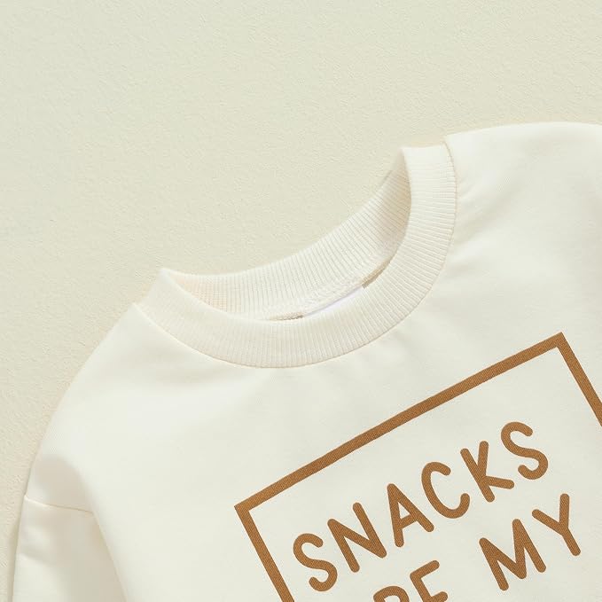 Toddler Baby Boy Fall Winter Outfit Long Sleeve Letter Print Sweatshirts and - Image 4