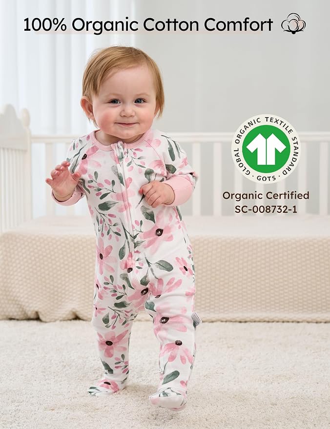 Yoofoss Baby Pajamas 100% Cotton Baby Sleepers - Image 2