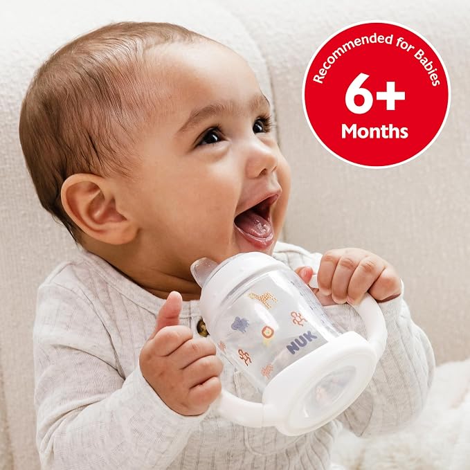 NUK Learner Cup, 6+ Months, Fun Fruits and Animals, Amazon Exclusive Collection - Image 6