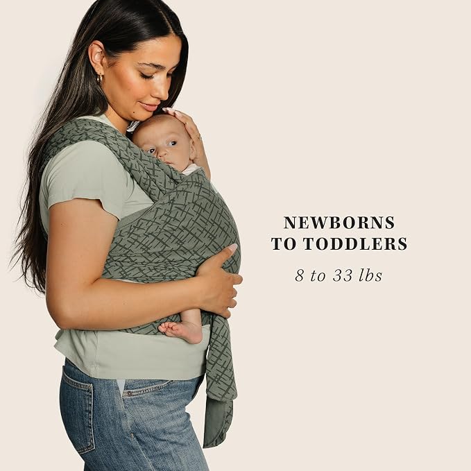 Moby Baby Wrap Carrier Classic for Newborns to Toddlers, Infant Sling Carrier - Image 7