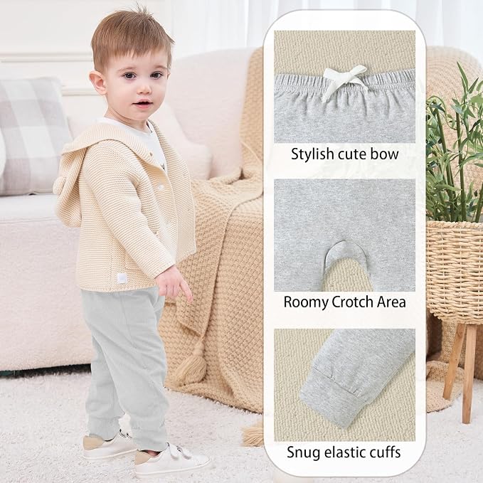 DREAM BUS Pack of 3 Toddler Jogger Pants - Image 4