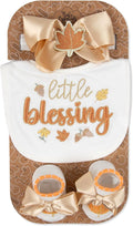 Baby Bib, Booties & Headwear Gift Set – 3 Piece Outfit by BabyEssentialsNotJusttheBasics
