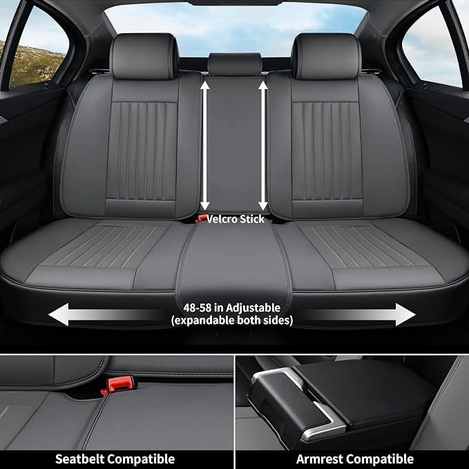 Coverado Car Seat Covers Full Set, Seat Covers - Image 5