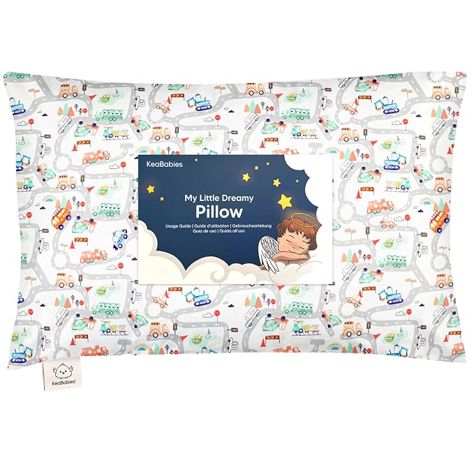 Toddler Pillow with Pillowcase by KeaBabies