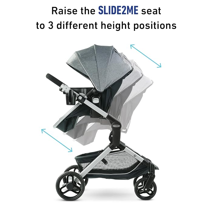 Graco Modes Nest Travel System, 3-in1 Modular Carseat Stroller Combo, - Image 2