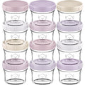 KeaBabies 12pk 4oz Glass Baby Food Containers by KeaBabies