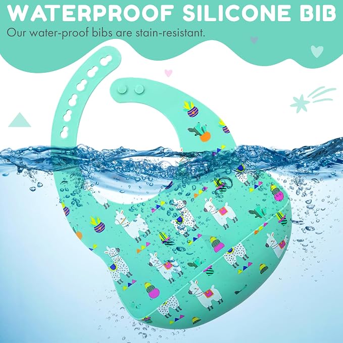 BPA-Free Silicone Baby Bibs - Image 5