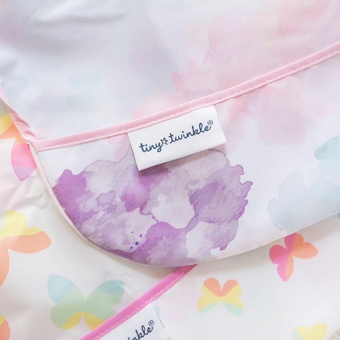 Tiny Twinkle Long Sleeve Bib for Babies & Toddlers – Waterproof Smock Bib for - Image 4