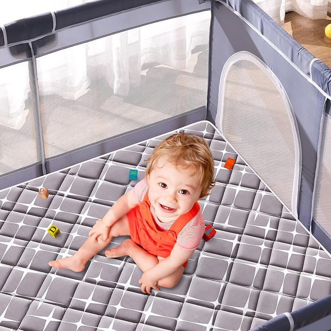 Baby Play Mat - 79" X 71", Premium Thicker Foam One-Piece Crawling Mat - Image 8