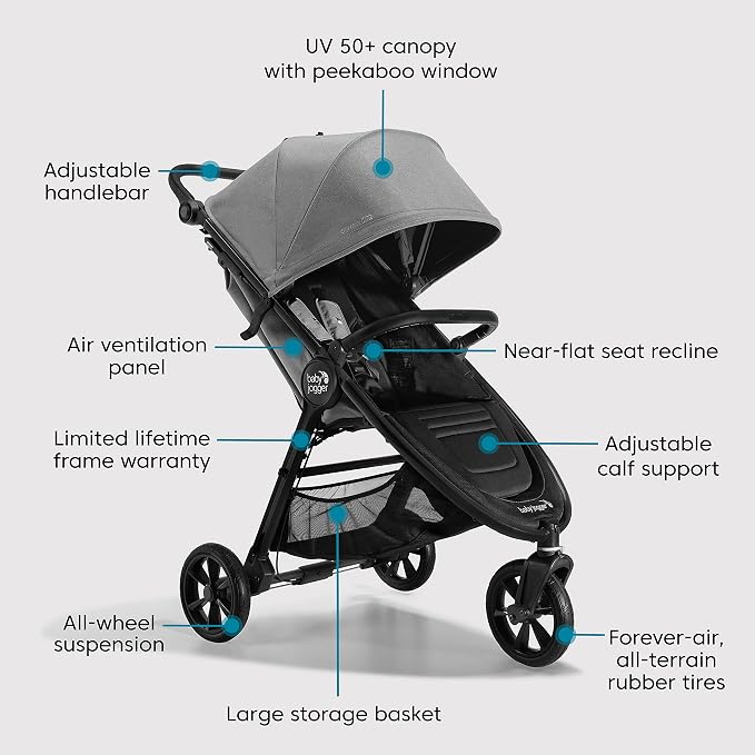 Baby Jogger City Mini GT2 All-Terrain Lightweight Stroller - Image 7