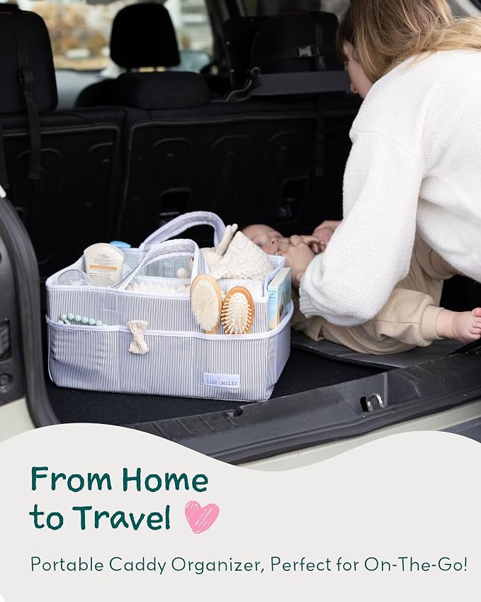 Lily Miles Baby Diaper Caddy - Image 7