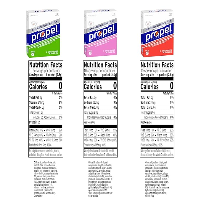 Propel Electrolyte Enhanced Water Drink Mix Powder Packets, Kiwi Strawberry - Image 2
