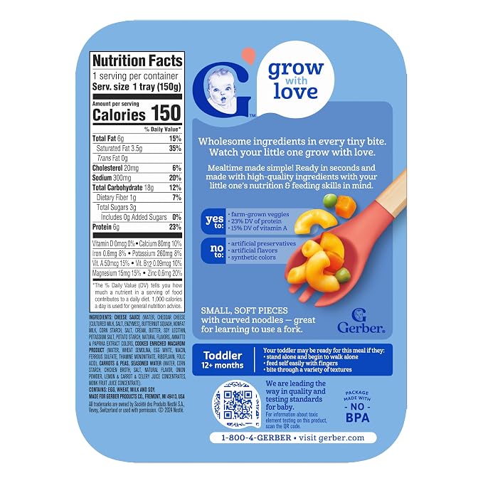 Gerber Mealtime for Toddler Macaroni & Cheese - Image 3
