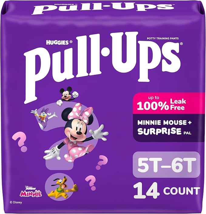 Pull-Ups Girls' Potty Training Pants, Size 5T-6T Training Underwear by Pull-Ups