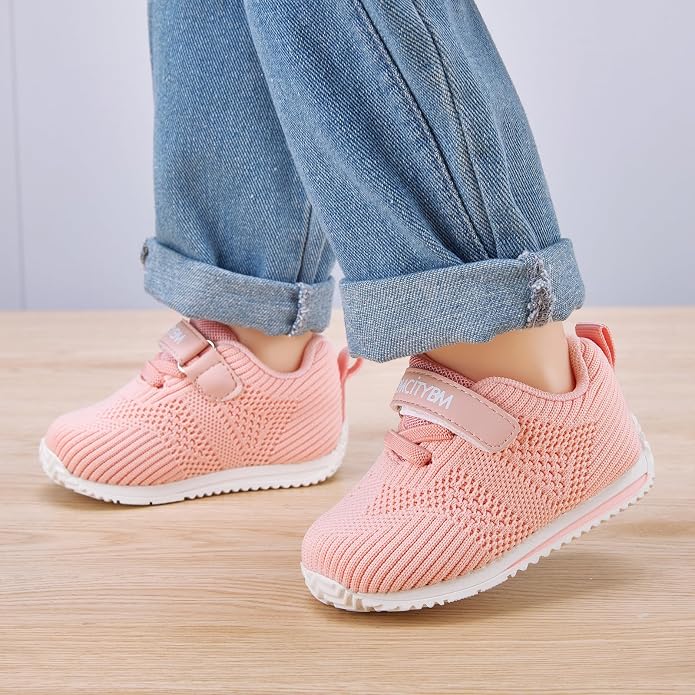 BMCiTYBM Baby Boy Girl Shoes Breathable Mesh Walking Shoes Lightweight Non-Slip - Image 2
