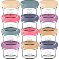KeaBabies 12pk 4oz Glass Baby Food Containers by KeaBabies