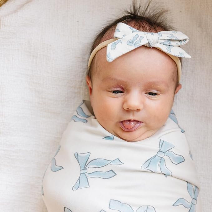 Copper Pearl Large Premium Knit Baby Swaddle Receiving Blanket Daphne - Image 2